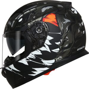 FASEED FX-817 Godzilla Titanium Full Face Dual Visor Pinlock Ready Motorcycle Helmet