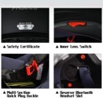 FASEED FX-817 Godzilla Titanium Full Face Dual Visor Pinlock Ready Motorcycle Helmet