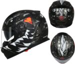 FASEED FX-817 Godzilla Titanium Full Face Dual Visor Pinlock Ready Motorcycle Helmet