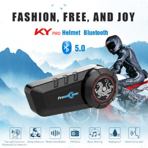 FreedConn KyPro Helmet Bluetooth Intercom Dervice With Music Sharing