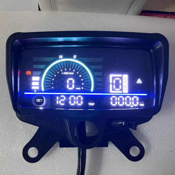 Honda 125cc Digital Meter with Charging USB Port For Motorcycle