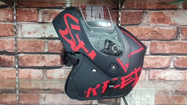 Jiekai JK-111 RED BLUE GREEN BLACK Helmet – Flip Up – Dual Visor Motorcycle Helmet