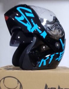 Jiekai JK-111 Helmet – Flip Up – Dual Visor Motorcycle Helmet (2)