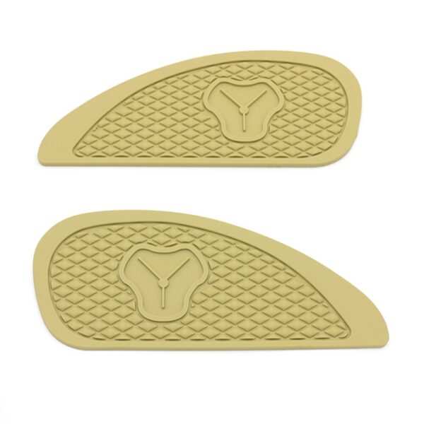 Motorcycle Cafe Racer Side Fuel Tank Pads Rubber Stickers Protector Sheath Knee Grip Protector