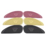 Motorcycle Cafe Racer Side Fuel Tank Pads Rubber Stickers Protector Sheath Knee Grip Protector