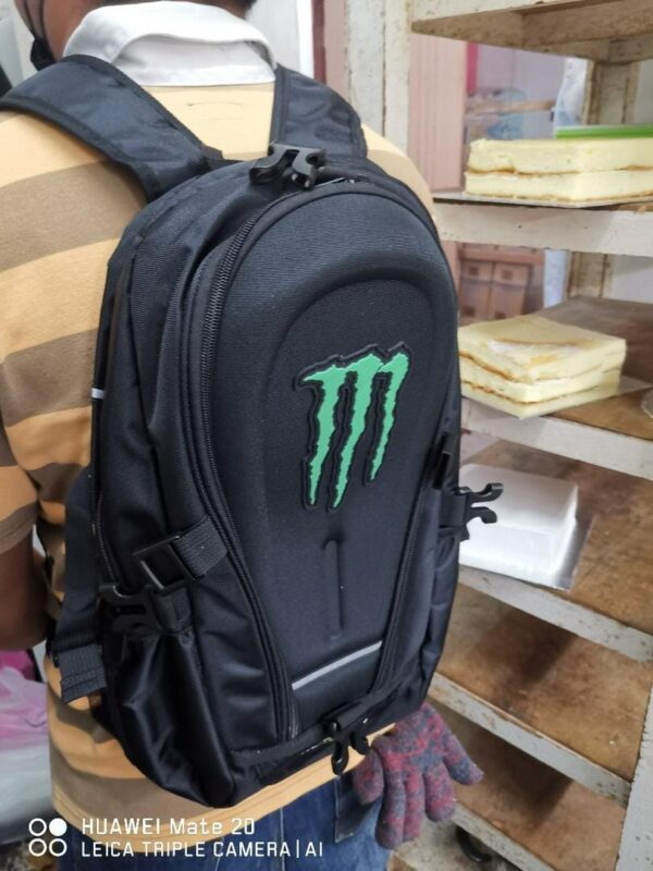 New Monster Bag Pack Hard and Soft Shell For Motorcycle and Cycle Rider