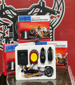HJG Motorcycle Security Alarm System With Push Self Start Button