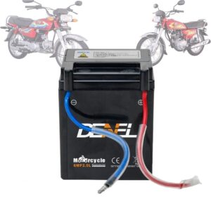 DENEL Motorcycle Dry Battery 2.5ah12v For Honda Cd70, Cg125, Chinese Bikes 70cc