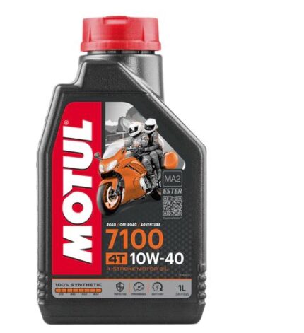 MOTUL 7100 10W-40 4T Engine Oil Fully Synthetic For Motorcycle 1Liter