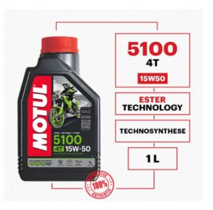 MOTUL 5100 15W-50 4T Engine Oil TECHNOSYNTHESE semi-synthetic