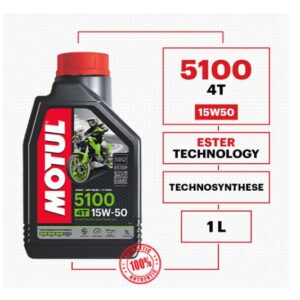 MOTUL 5100 15W-50 4T Engine Oil TECHNOSYNTHESE semi-synthetic