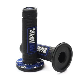 Motorcycle PROTAPER handlebar Grips Rubber Blue