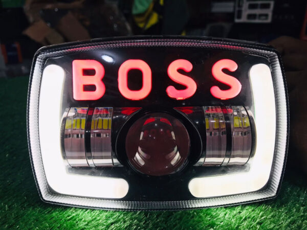 Square Boss Headlight Beam Upgraded Model For Honda CD70 / CG125