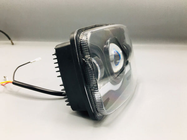 Square Devil Eye Headlight Beam Upgraded Model For Honda CD70 CG125