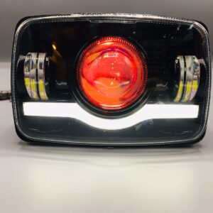 Square Devil Eye Headlight Beam Upgraded Model For Honda CD70 CG125