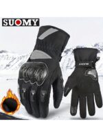 SUOMY Motorcycle Gloves Winter Warm Waterproof Windproof Motorbike Motocross Racing Riding Bike Gloves