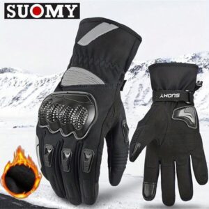 SUOMY Motorcycle Gloves Winter Warm Waterproof Windproof Motorbike Motocross Racing Riding Bike Gloves