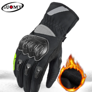 SUOMY Motorcycle Gloves Winter Warm Waterproof Windproof Motorbike Motocross Racing Riding Bike Gloves