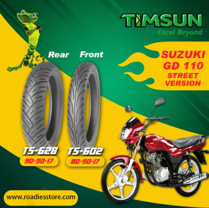 Timsun Tubeless Tires Set For GD110 Street Version Tyre