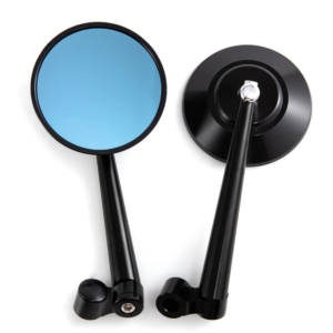Universal Motorcycle Side View Rear Round CNC Mirrors Adjustable