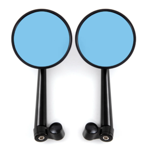 Universal Motorcycle Side View Rear Round CNC Mirrors Adjustable