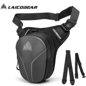 Laicobear Men Women Waist Pack Outdoor Hiking Motorcycle Drop Leg Bag Thigh Bag