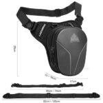Laicobear Men Women Waist Pack Outdoor Hiking Motorcycle Drop Leg Bag Thigh Bag
