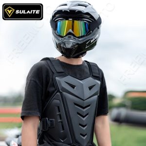 Motocross Body Armor Motorcycle Jacket Motocross Moto Vest Back Chest Protector Off-Road Protective Gear
