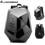 Motorcycle Helmet Bag LAICOBEAR New Design Carbon Fiber Laico Bear - Pure Black Motorbike Large-capacity Luggage Water-resistant Backpack