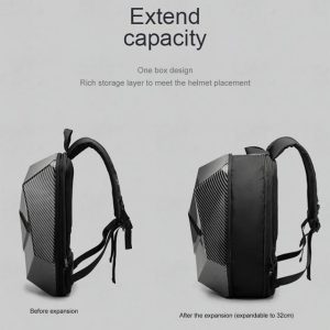 Motorcycle Helmet Bag LAICOBEAR New Design Carbon Fiber Motorbike Large-capacity Luggage Water-resistant Backpack