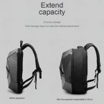 Motorcycle Helmet Bag LAICOBEAR New Design Carbon Fiber Laico Bear - Pure Black Motorbike Large-capacity Luggage Water-resistant Backpack