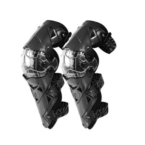 VEMAR Motocross Motorcycle Knee Guards Pads Carbon fiber Leg Protection