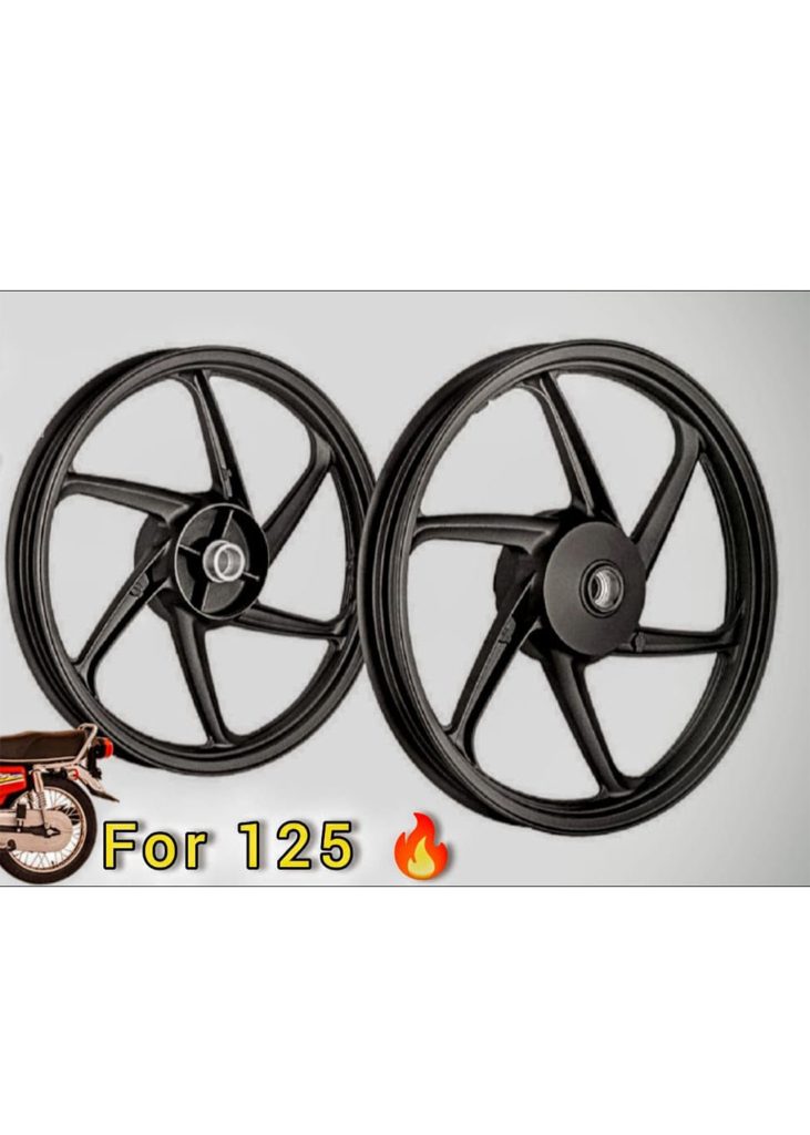 Motorcycle Honda CG125 Star Alloy Rim Front Rear With Hub Plates
