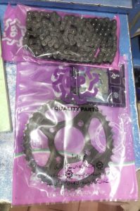 Road Prince Wego Derbi ETX STX 150cc Chain Sprocket Garari Set