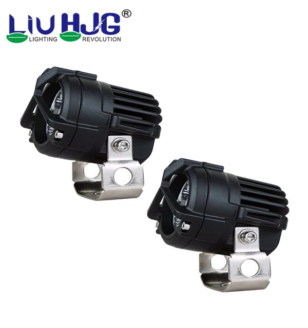Liu HJG mini Mercedes Y Grill White Yellow LED Fog Light For Motorcycle Car Jeep