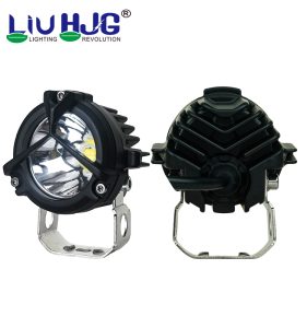 Liu HJG mini Mercedes Y Grill White Yellow LED Fog Light For Motorcycle Car Jeep