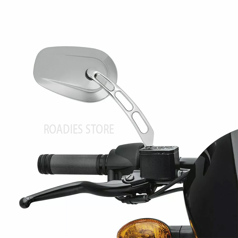 Motorcycle Rearview Mirrors For Harley Davidson Heritage Softail Classic Vintage CVO Street Glide Chrome Matt Black Mirror CNC Aluminum
