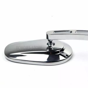 Motorcycle Rearview Mirrors For Harley Davidson Heritage Softail Classic Vintage CVO Street Glide Chrome Matt Black Mirror CNC Aluminum 