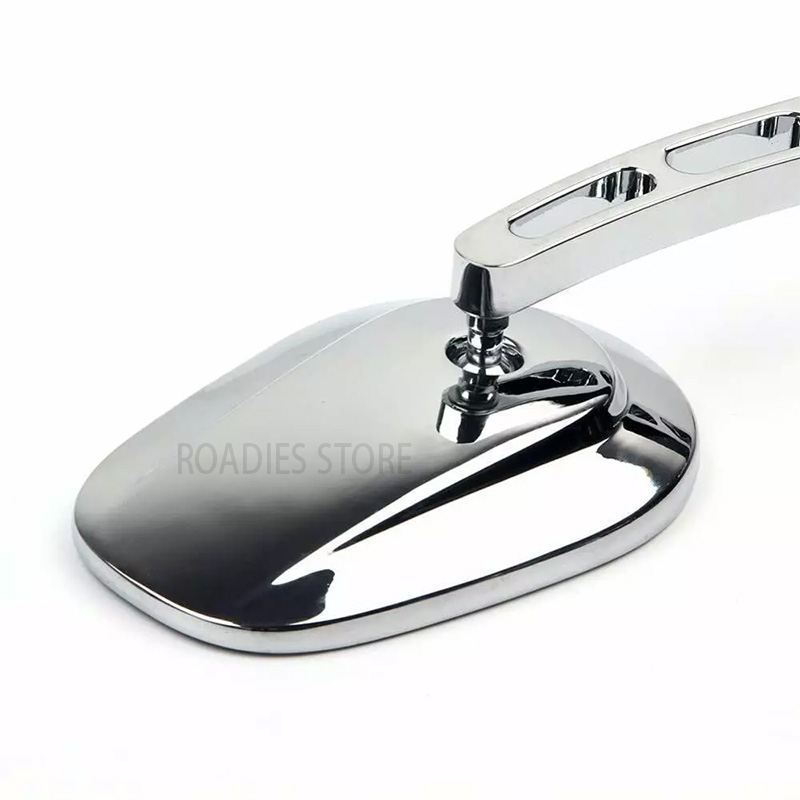 Motorcycle Rearview Mirrors For Harley Davidson Heritage Softail Classic Vintage CVO Street Glide Chrome Matt Black Mirror