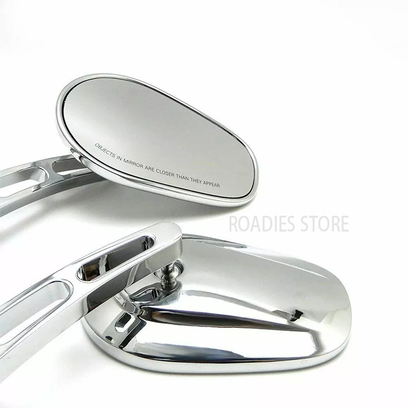 Motorcycle Rearview Mirrors For Harley Davidson Heritage Softail Classic Vintage CVO Street Glide Chrome Matt Black Mirror