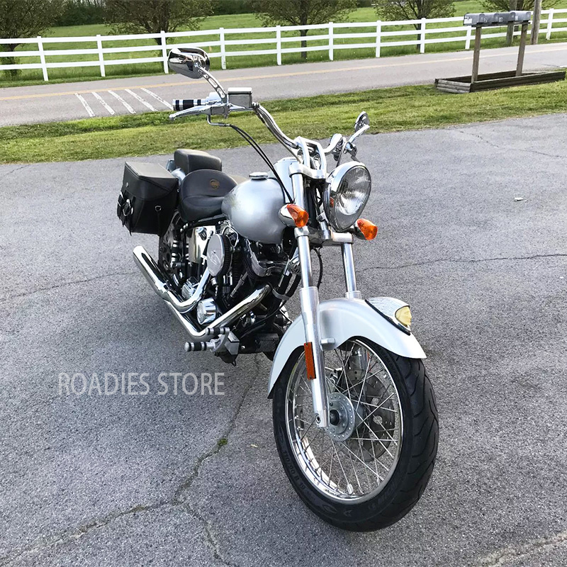 Motorcycle Rearview Mirrors For Harley Davidson Heritage Softail Classic Vintage CVO Street Glide Chrome Matt Black Mirror