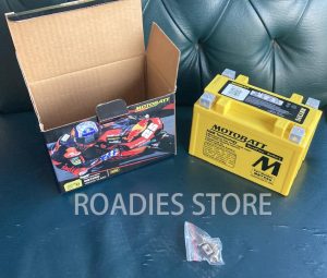 MOTOBATT MBTX9U 10.5amp 12V 180CCA AGM Battery Replacement of Yuasa YTX9-BS/YT12A-BS/YTZ12S/YTZ14S DEKA ETX9