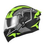 JIEKAI JK-902 Matt Red Green Blue Black Uplift Dual Visor Helmet DOT Jiakai With Built In Spoiler