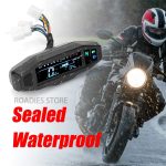 Universal Motorcycle Dolphin Digital Meter Slim with Sensor