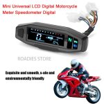 Universal Motorcycle Dolphin Digital Meter Slim with Sensor