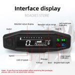 Universal Motorcycle Dolphin Digital Meter Slim with Sensor