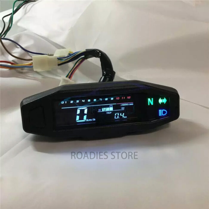 Universal Motorcycle Dolphin Digital Meter Slim with Sensor