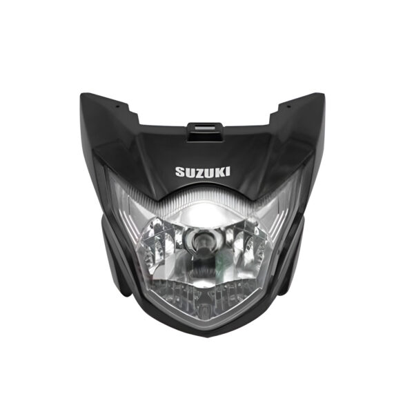 Suzuki GR150 Headlight Complete Fairing Cowling Reflector Beam Black Red Motorcycle A+
