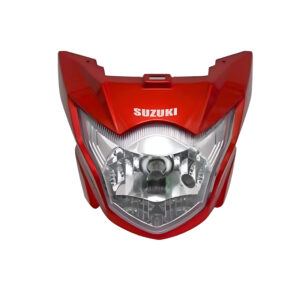 Suzuki GR150 Headlight Complete Fairing Cowling Reflector Beam Black Red Motorcycle A+