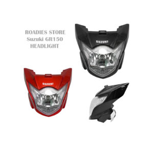 Suzuki GR150 Headlight Complete Fairing Cowling Reflector Beam Black Red Motorcycle A+